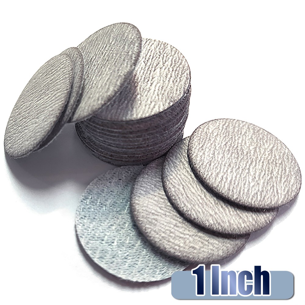 Dry Sanding Discs 1″ 2″ 3″ 4″ 5″ 6″ 7″ Inch 60-1200 Grit Flocked Disc Sandpaper