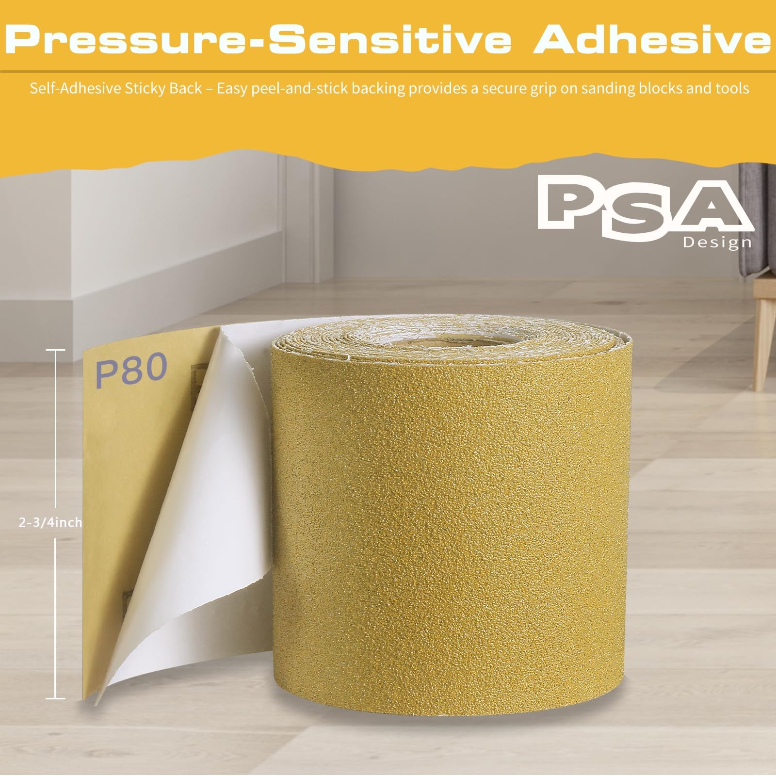 80, 180, 320 Grit PSA Longboard Sandpaper Kit, Total 15 Yards, 2-3/4″ Wide, C…