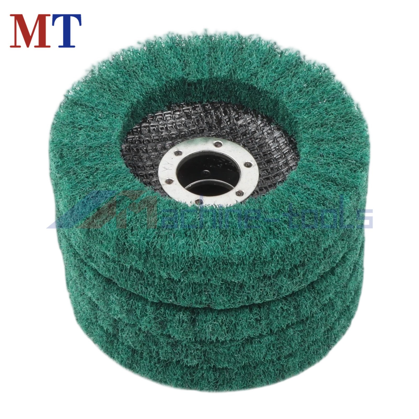 10 Pcs 180 & 320 Grit 4-1/2 Inch Scour Flap Discs Scouring Pad Polishing Wheel