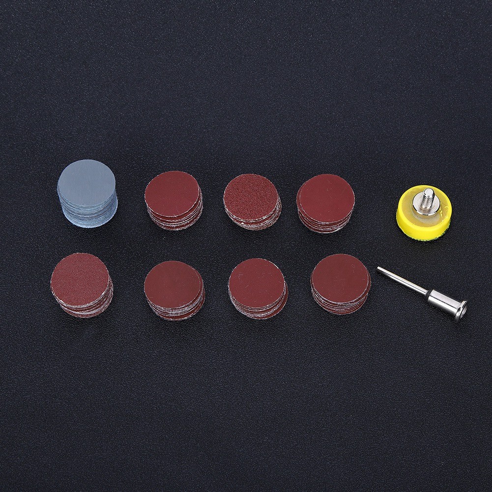 1in Sanding Discs Self-Adhesive Sandpaper Sanding Sheet Round Abrasive Paper