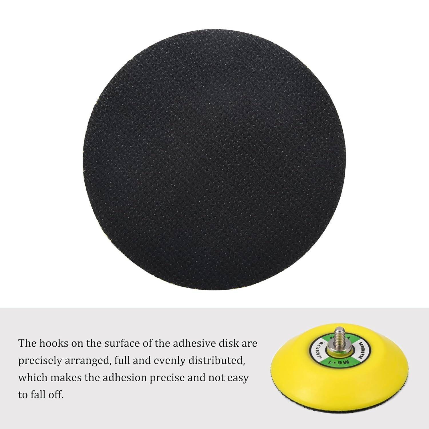 Multi-Purpose 3-Inch Sanding Back Pad – Hook & Loop Design for Orbital Polishers