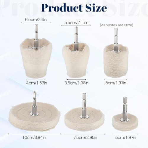 11 Pcs Buffing Wheel for Drill, Drill Buffer, Multi-Specification Wheel Kit
