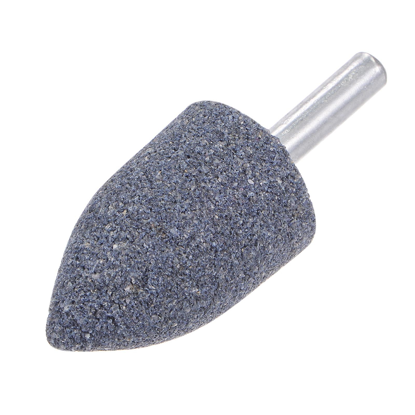 15pcs Abrasive Mounted Stone 1/4″ Shank 1″ Dia Conical Corundum Grinding Head