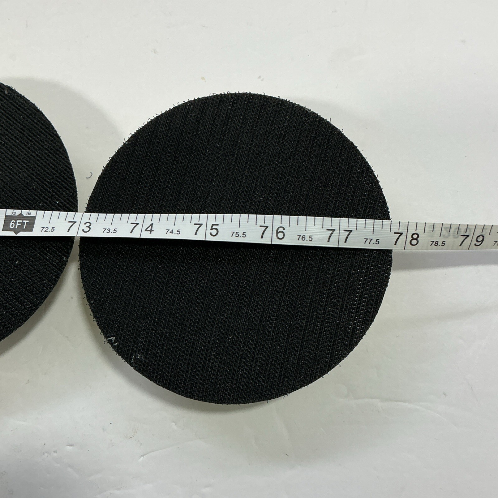 2x 5-Inch Backing Pads for Sander/Drill, Grinding/Sanding, Black/Yellow