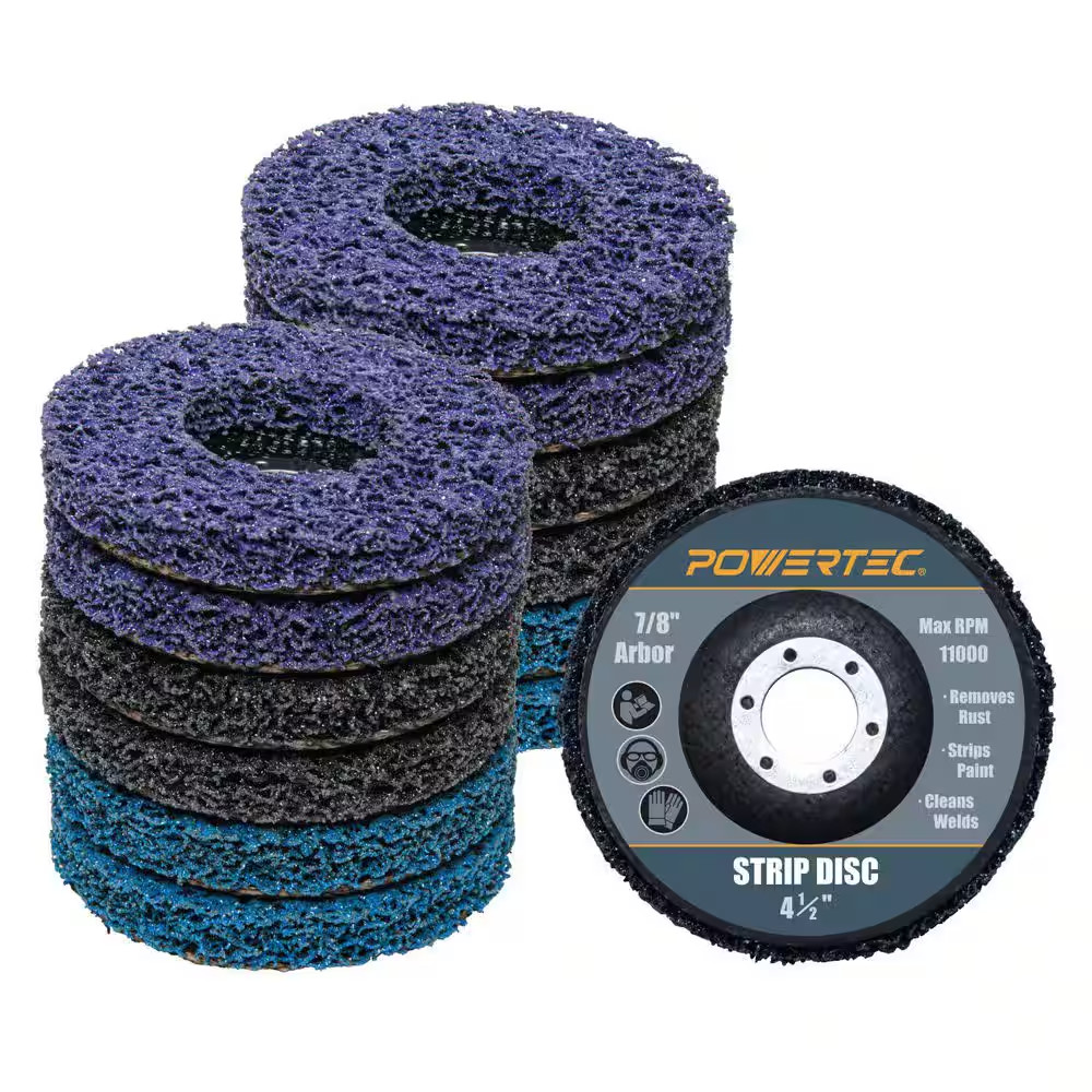 4-1/2 In. Strip Discs for Angle Grinder, 7/8 In. Arbor Stripping Wheel-Remove Pa