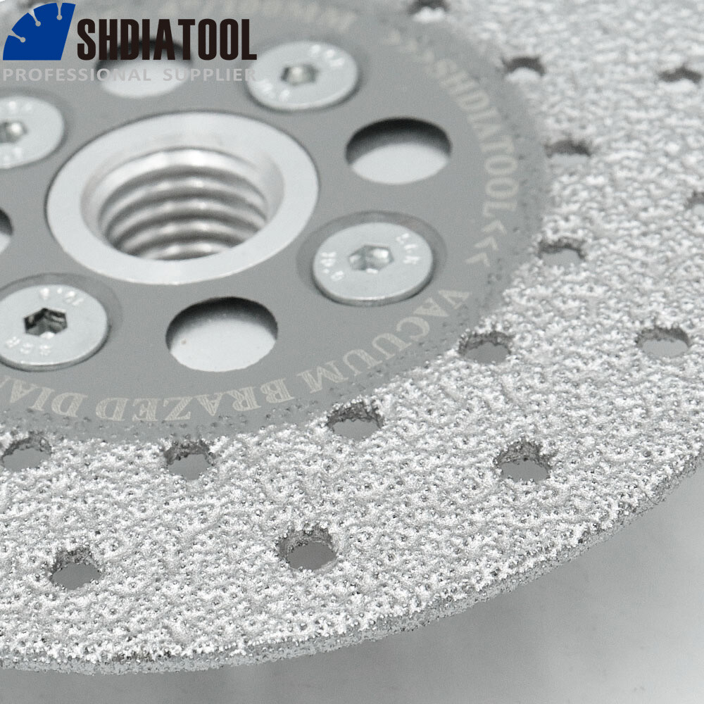 Diamond Grinding Wheel 5/8-11 Double Cutting Disc/Blade for Stone 4-5″ Saw Blade