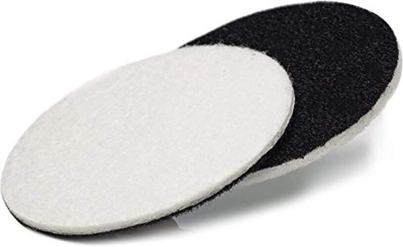 3 inch (75mm) Pack of 10 Felt Polishing Pads for Polishing Glass, Plastic,