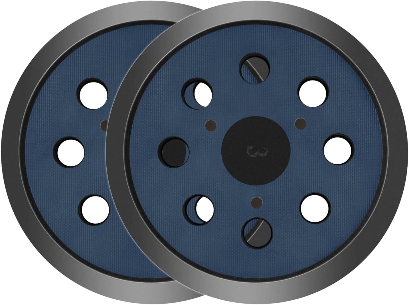 2x 5″ Orbital Sander Replacement Pad Hook Loop for Dewalt/Makita/Porter Cable