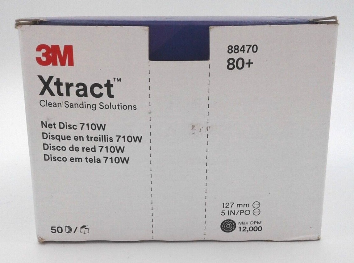 3M Xtract Cubitron II Orbital Sanding Disc Qty 25 710W 80+ 5in/127mm