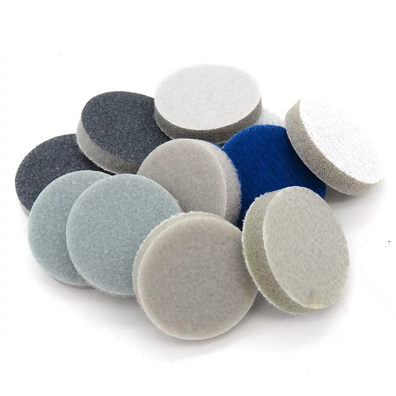 1 Inch 25mm Wet Dry Sponge Sandpaper Foam Abrasive Sanding Discs 300-3000 Grit