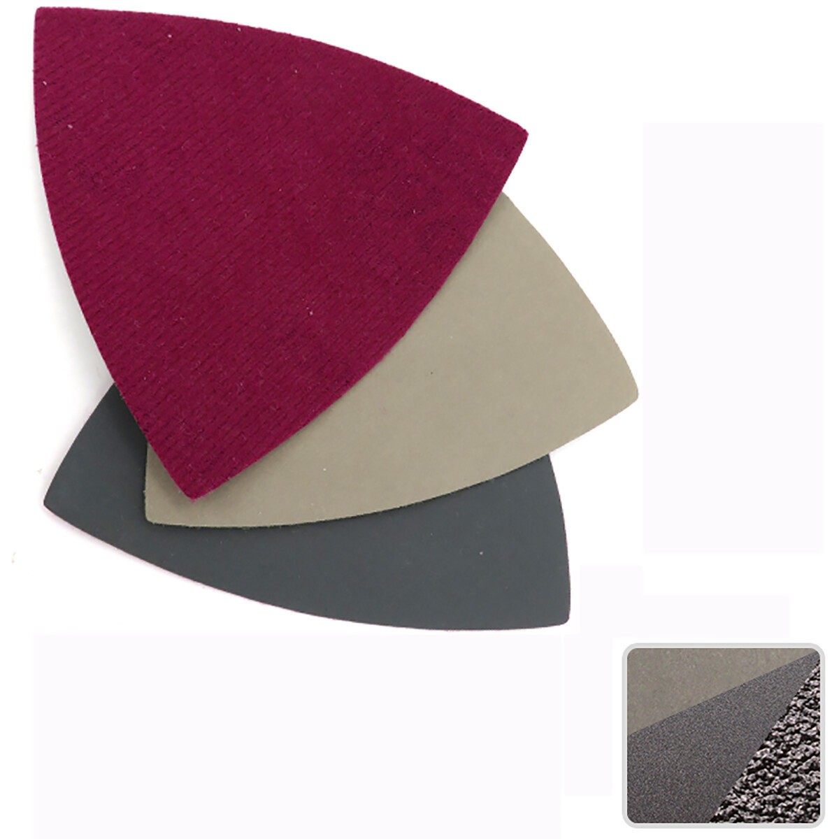 Wet Dry Triangle Sanding Sheet Discs Grit 60~10000 Hook Loop Sandpaper for 996A