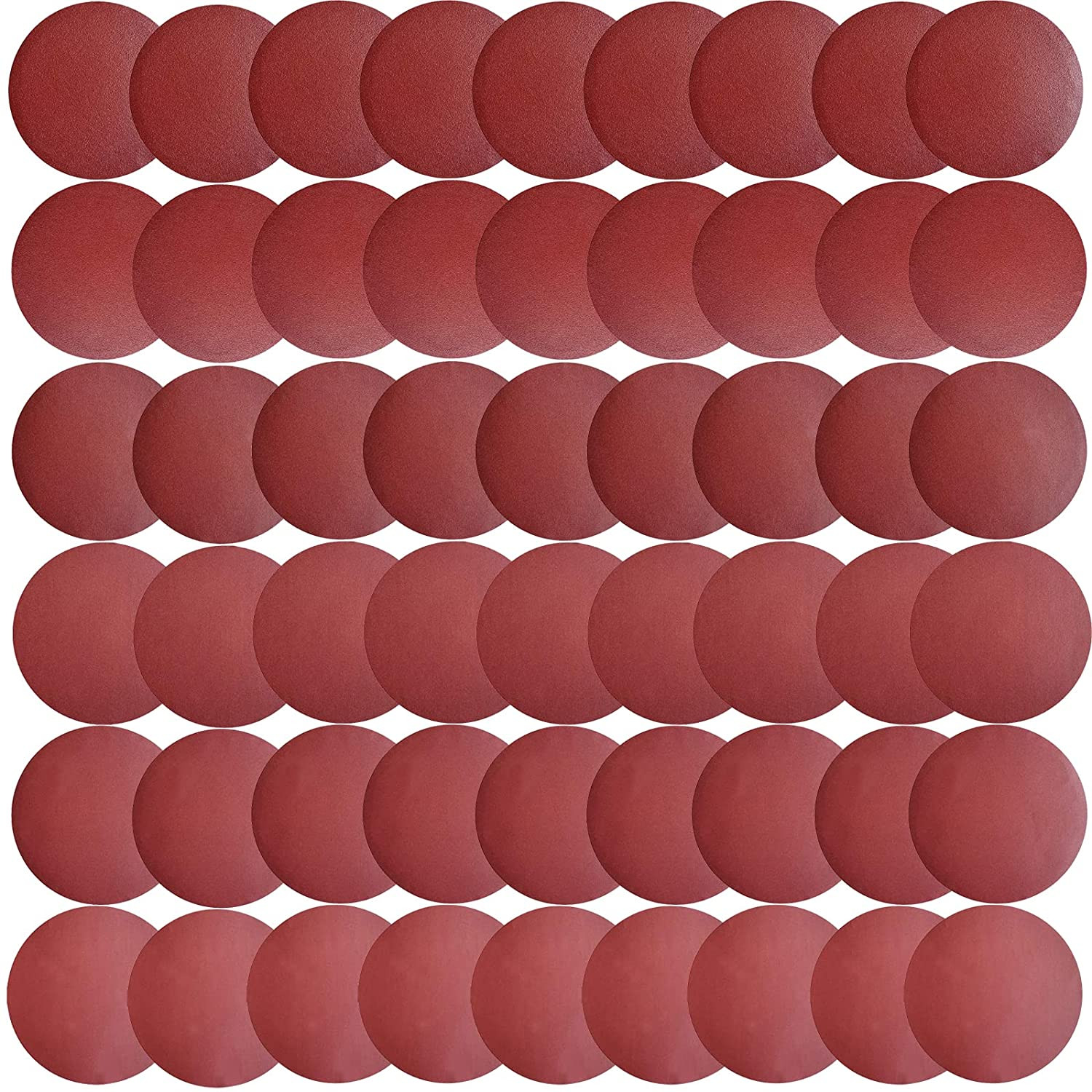 6 Inch Self Adhesive Sanding Disc Sandpaper Roll Psa Sticky Back Grit – 60 Pack