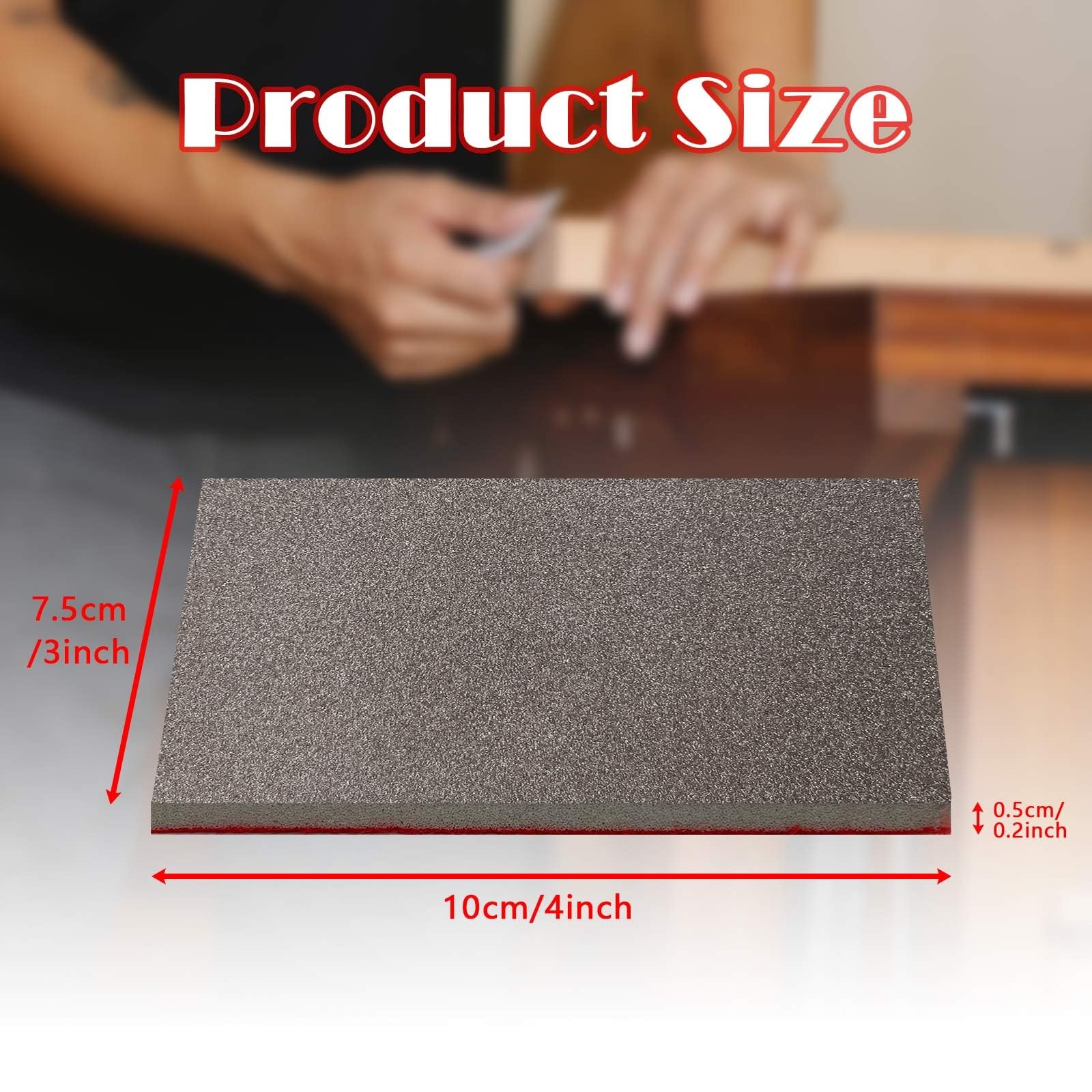 Sanding Sponge Set 60Pcs 500-600 Grit Sanding Block Pads Dry Wet Sanding Spon…