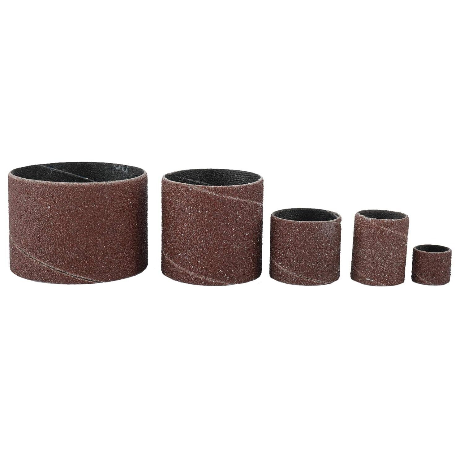 25Pcs Sanding Round Drum Set for Woodworking Drill Press Sander Sleeves Tool Kit