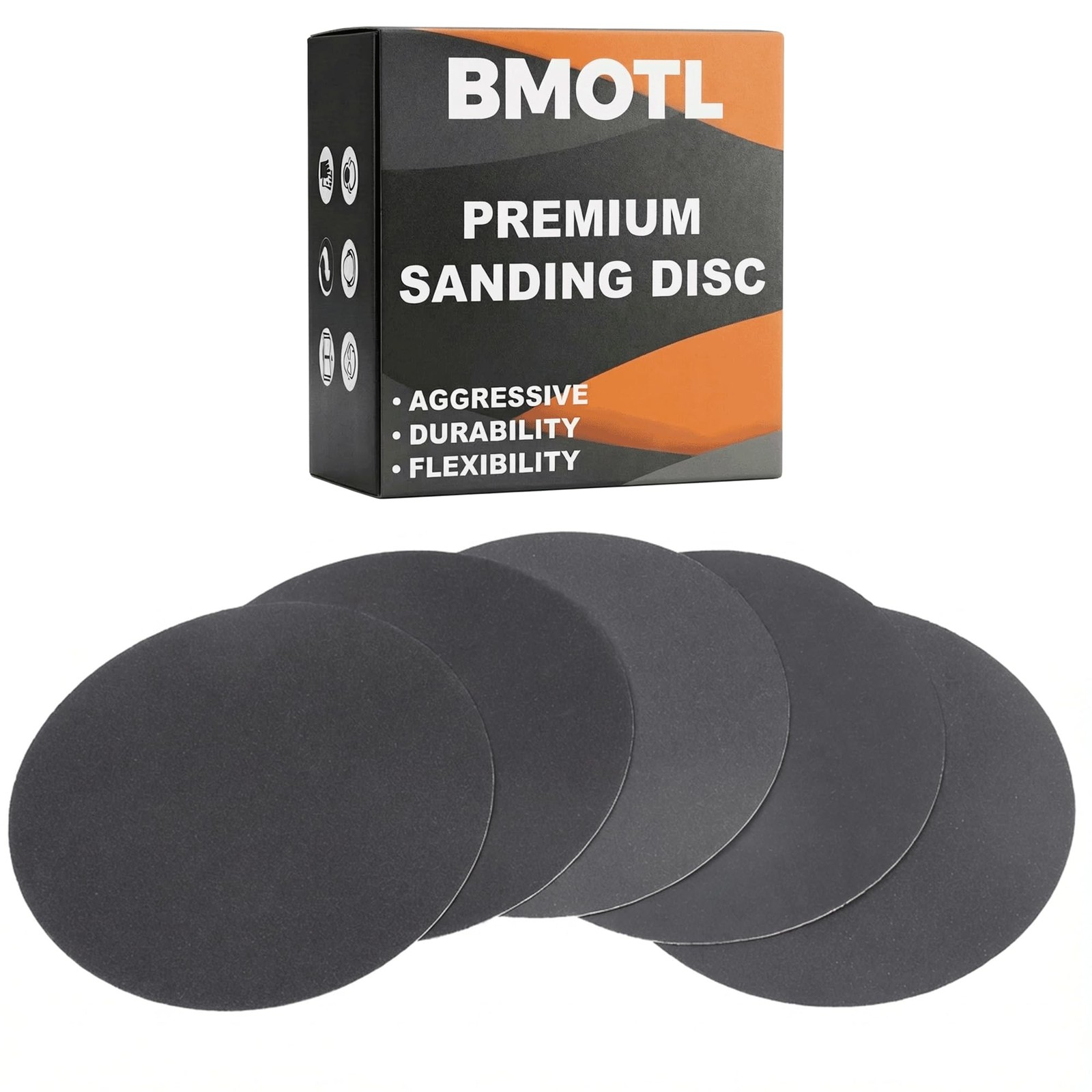 100 PCS 6 Inch Sanding Discs Hook Loop 320/400/600/800/1000 Grit Wet Dry