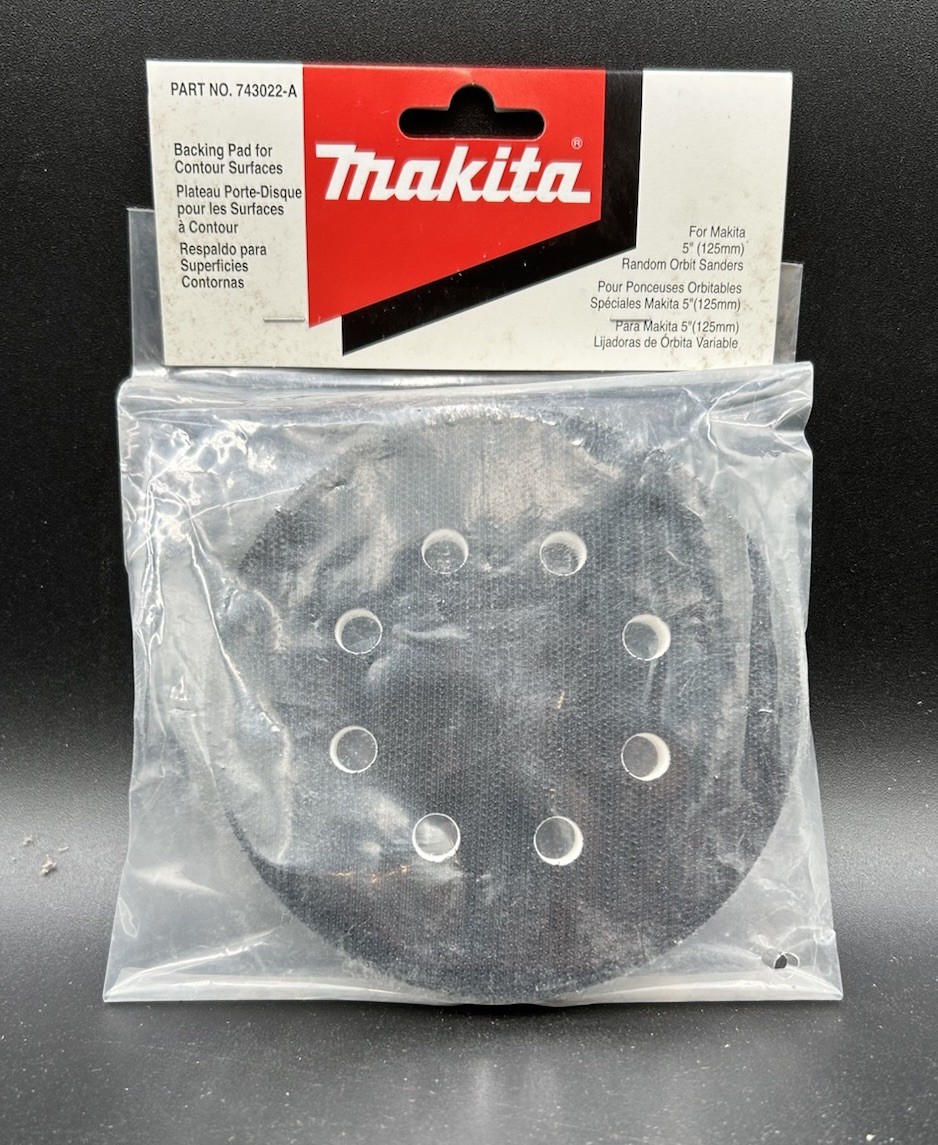 Makita 743022-A 5-Inch Backing Pad Brand New! Never Opened!