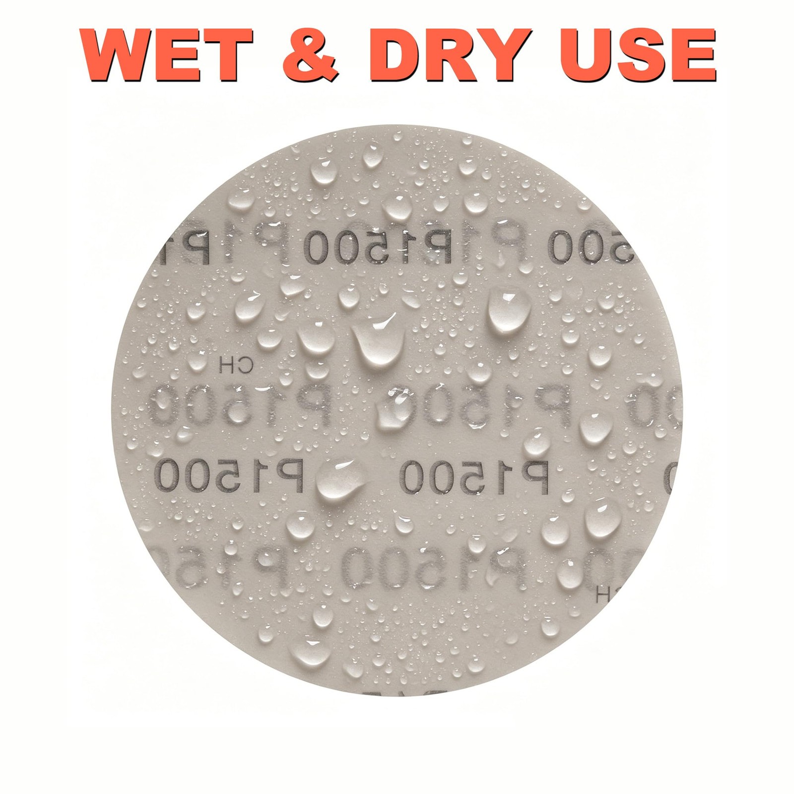 6 Inch Film Sanding Discs: 320 400 600 800 1000 1500 2000 Grit 6 inches