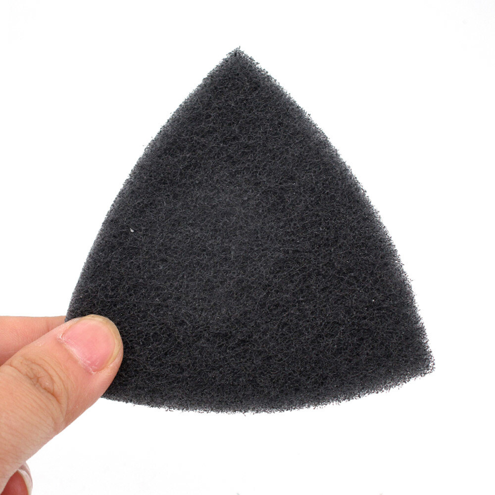 Triangle Scouring Pads 90x90x90mm Hook and Loop Cleaning Scrubber Grit 240-800