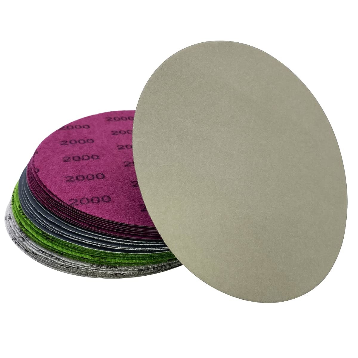6 Inch Wet Dry Sandpaper, 40 PCS Assorted Grit Sanding Disc (1000/2000/3000/5…