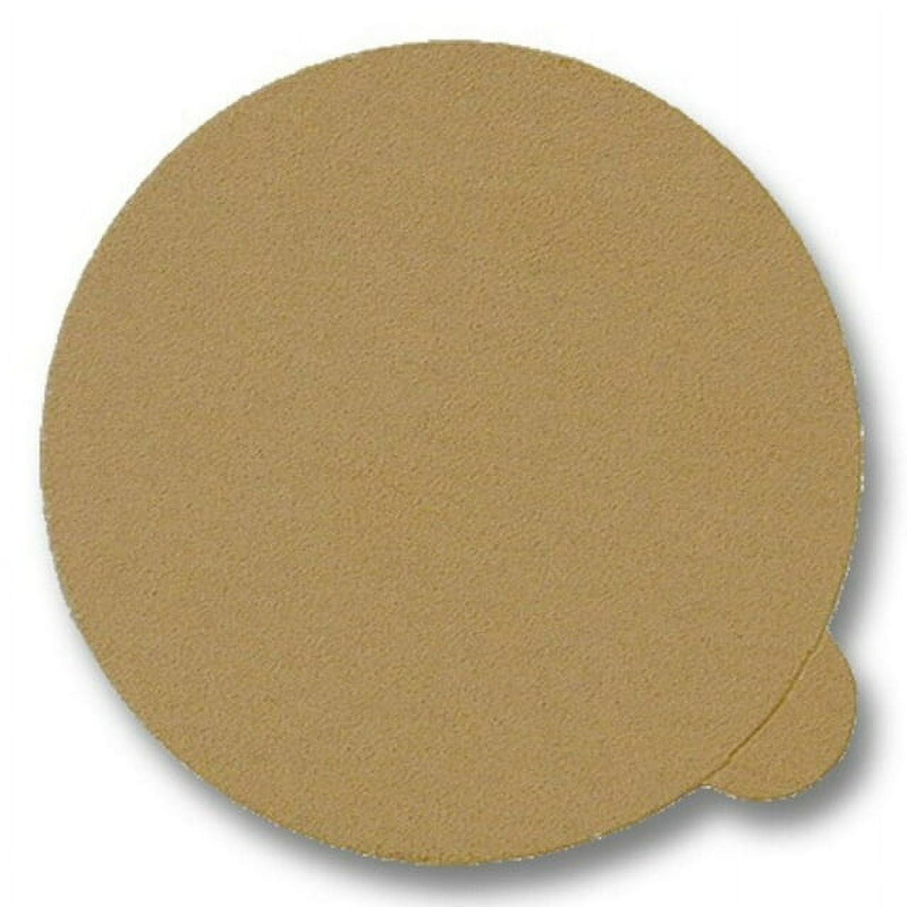 50-Pack 6 in W x 6 in L 60 Grit No Hole Disc with Tab PSA Sanding Disc