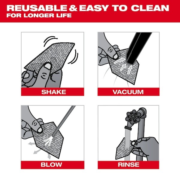 Milwaukee Tool 48-80-5406 Assorted 80, 120 & 180 Grit Mesh Sanding Sheets For