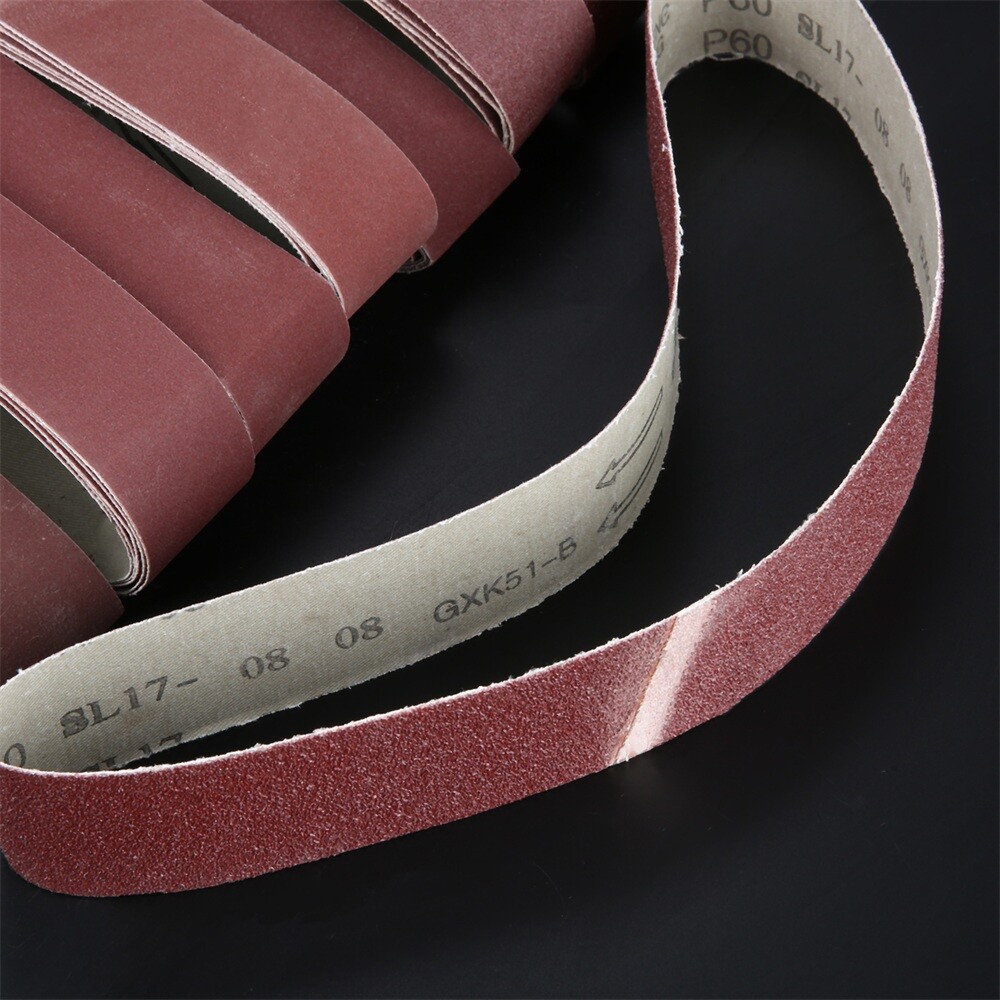 5pcs Sanding Abrasive Belts Polishing Grinding Papers 60#-800# Grit 760mm*40mm