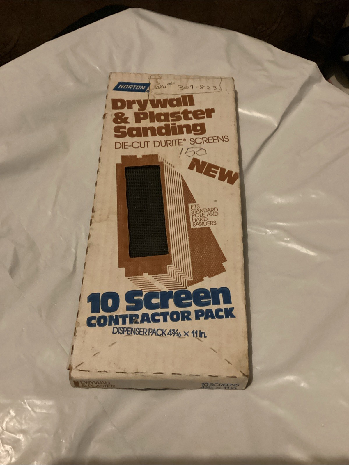 NORTON DRYWALL & PLASTERING SANDING 150 GRIT SCREENS (7 Ct) 4 3/16”x 11” (#62)