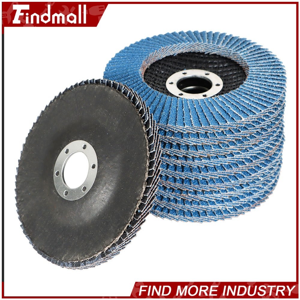 Findmall 4-1/2” x 7/8” Flap Discs T29 Premium Zirconia Sanding Grinding Discs