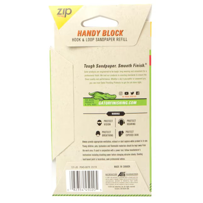 Gator Multi-grade Multi-grade pack -Grit Sheet Sandpaper 6 -Pack
