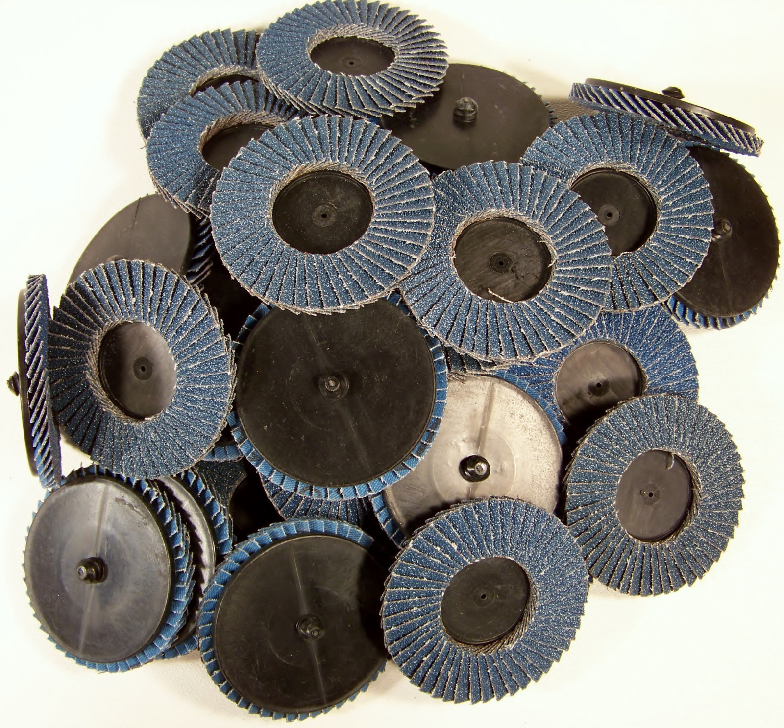 30pc 3″ Inch 60 Grit Flap Sanding Disc Wheels Type R Threaded Twist Lock Roll