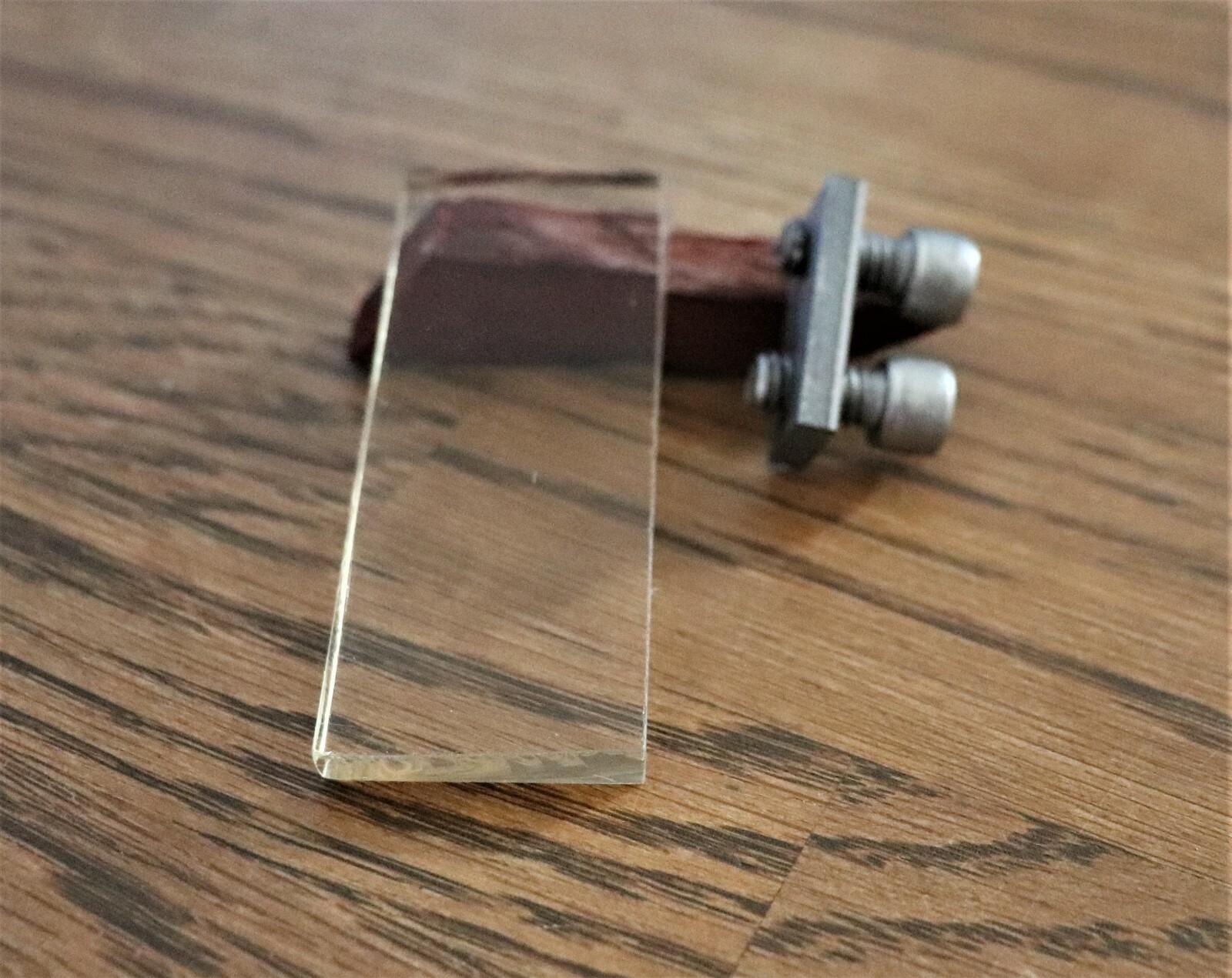 Glass Platen 1″ x 7″ 1/2″ and a 1″ x 5/32” Safety Shelf (Combo)