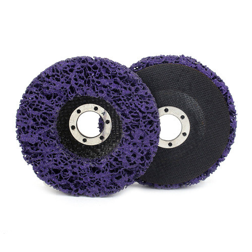 1/2/5Pcs 4.5inch Poly Strip Disc Rust Remover Cleaning Tools For Angle Grinder