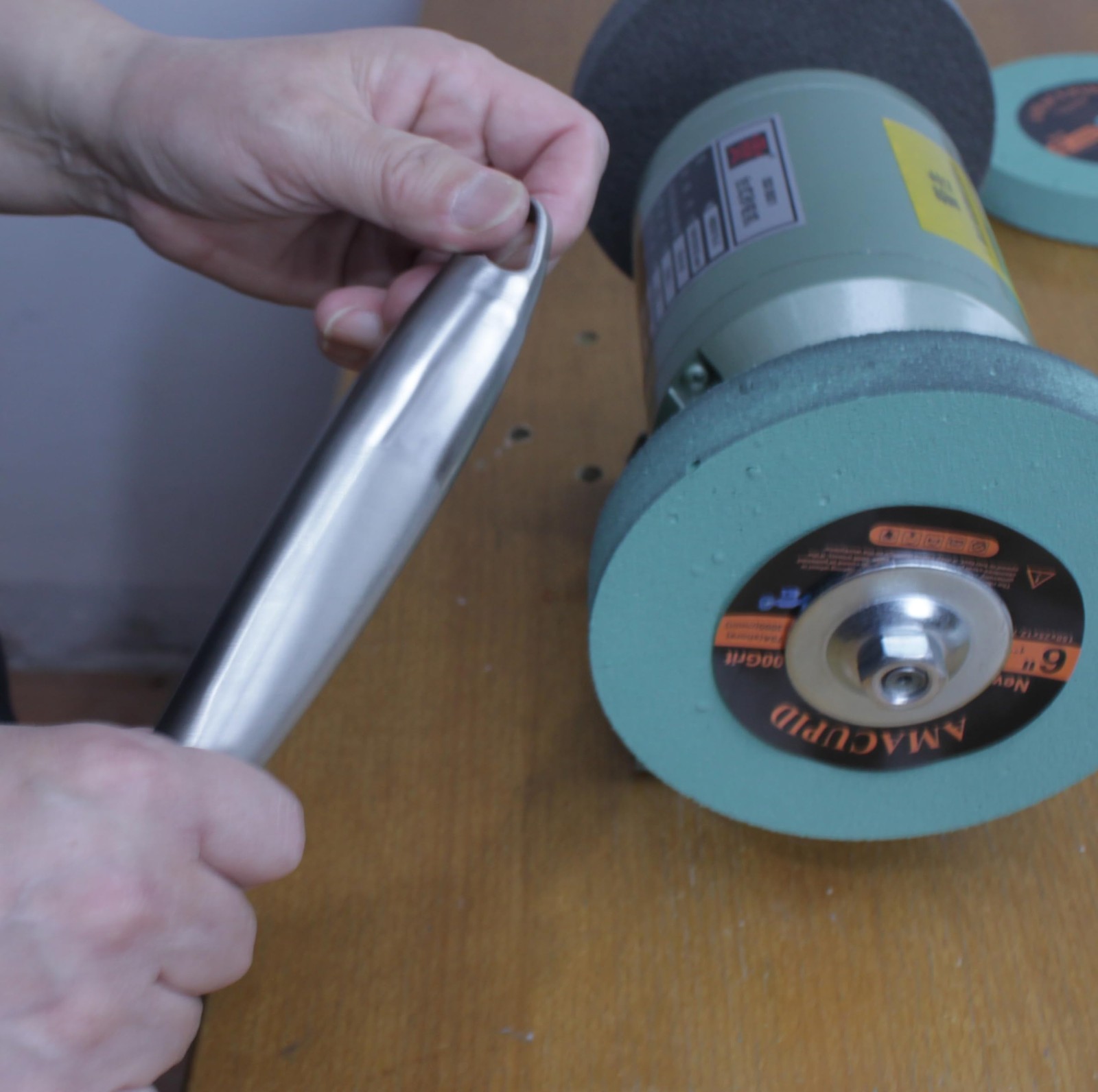 Elastic Polyurethane Buffing Wheels 6 Inch 2000 Grit. for Mirror Polished Sta…