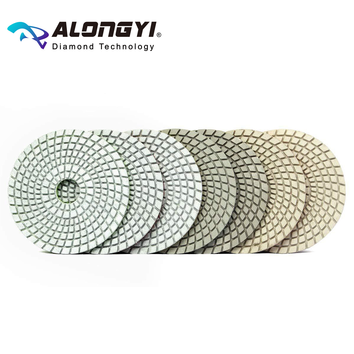 5 Inch Diamond Polishing Pad Wet Professional Grade for Marble Stone Sanding