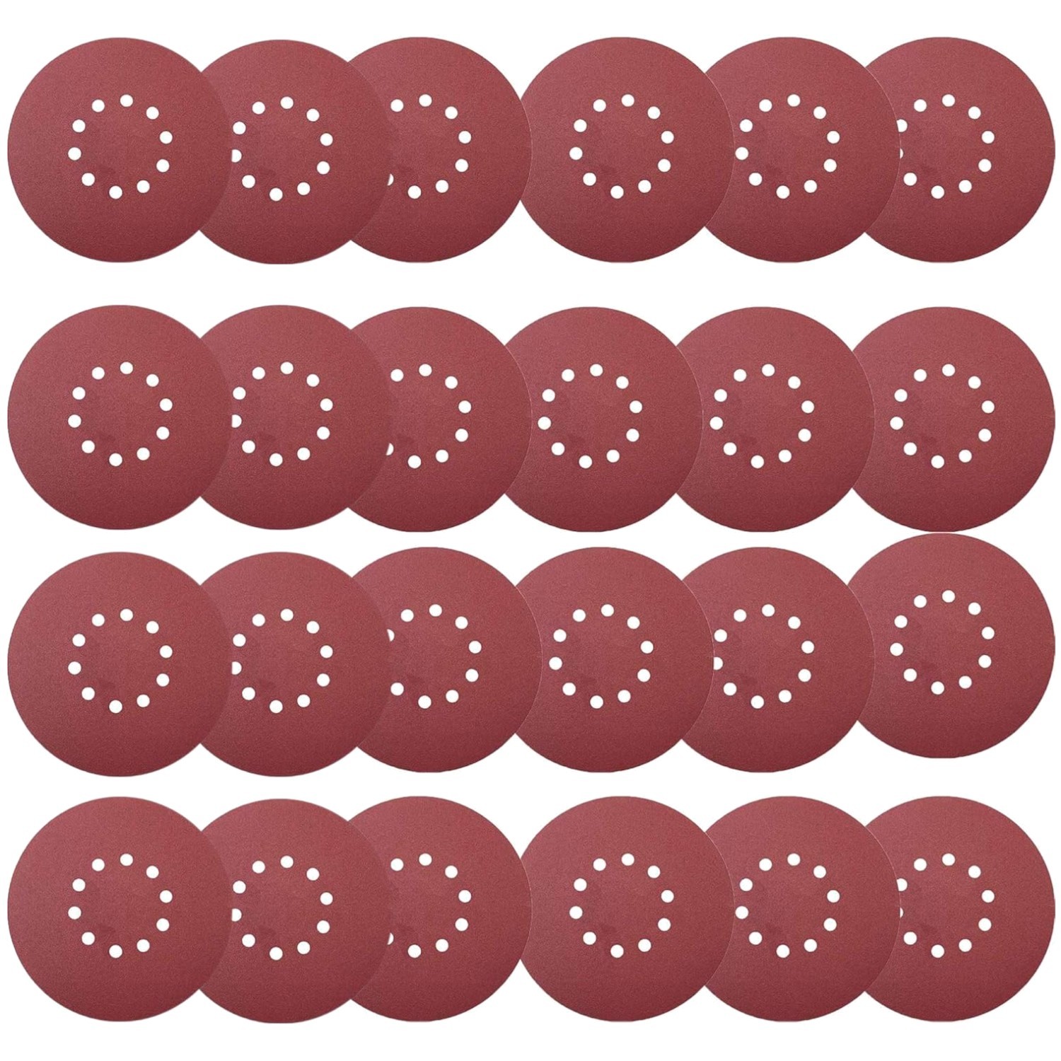 50 PCS 9-Inch 10-Hole Hook-and-Loop Sanding Discs