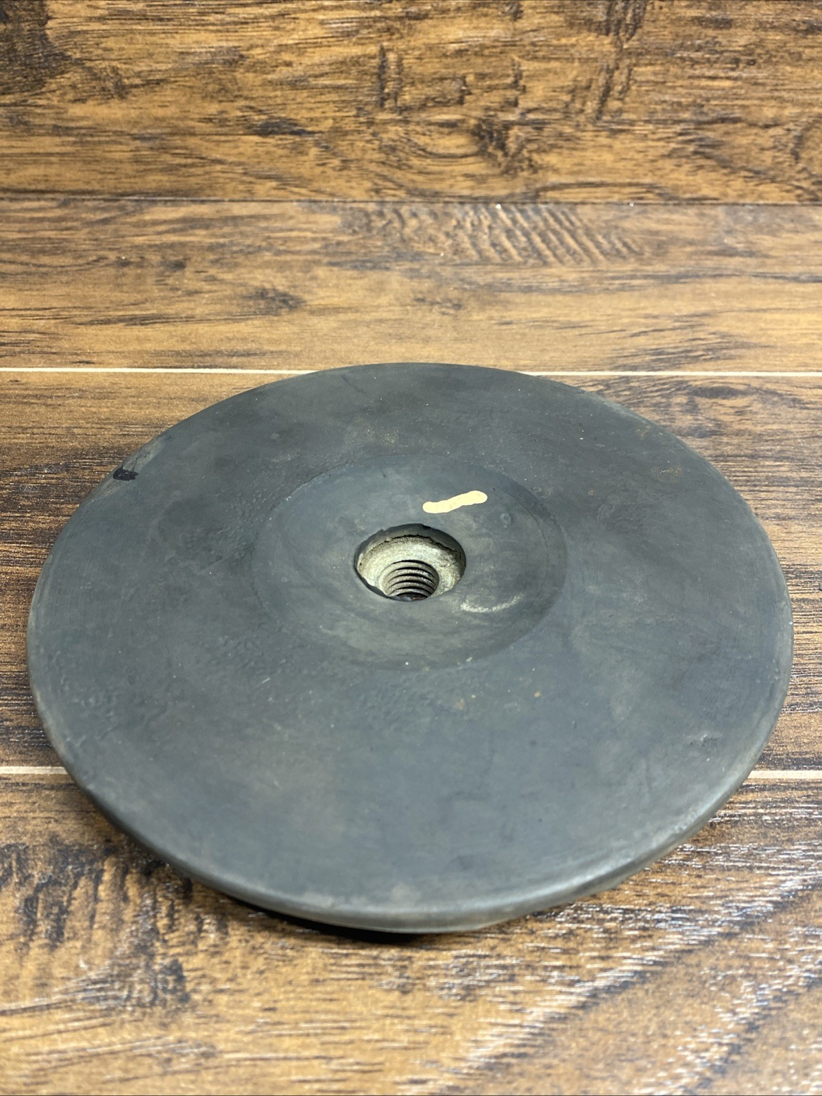 Lustur-Seal 6.5” Rubber Backing Pad 14mm Thread w/ Locknut