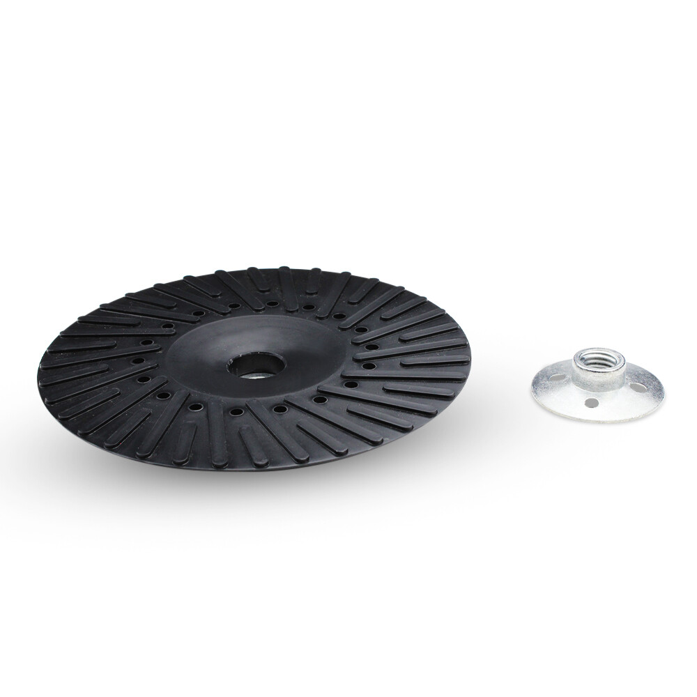 7″ x 5/8″-11 Resin Fiber Disc Backing Pad with Lock Nut for Angle Grinder
