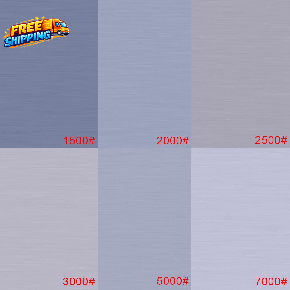 36 Pieces Sandpaper 1500 2000 2500 3000 5000 7000 High Grit Wet and Dry