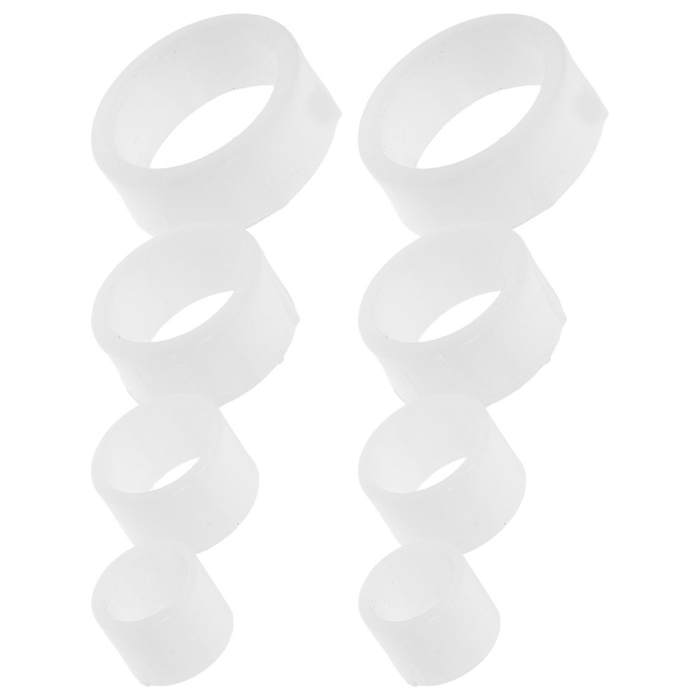 2 Sets Plastic Bench Grinder Adapter Kit Grinding Wheel Reducer Durable White