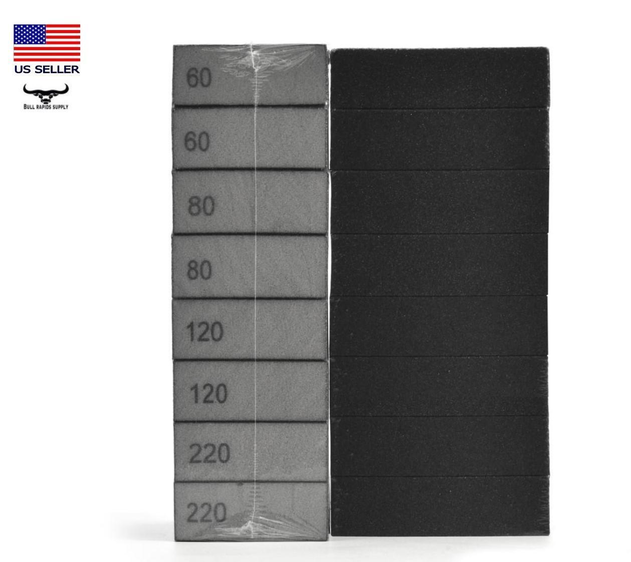 8 pack Sanding Sponge Coarse, Medium, Fine & Extra Fine Grit for Drywall, Wood +