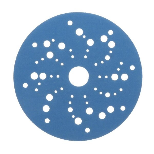 3M Hookit Blue Abrasive Disc Multi-hole, 36168, 5 in, 600 grade
