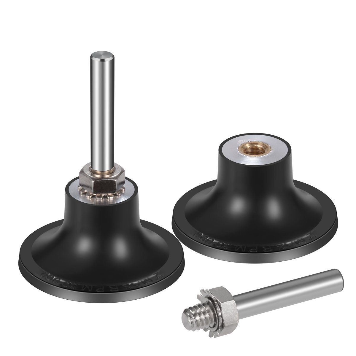 2 inch Roll Lock Quick Change Sanding Grinding Discs w/ Holder 36 80 120 Grit