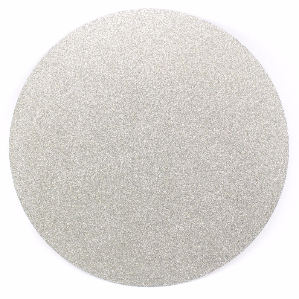 10”inch 250mm NO CENTER HOLE Diamond Lapidary Discs 80-1000 Grit Flat Laps Disk