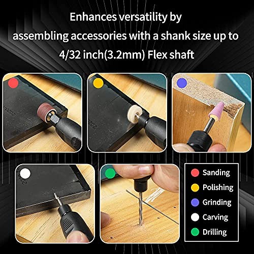 Mini Bench Grinder with Variable Speed for Polishing, Buffing, and Jewelry