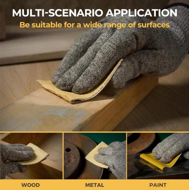 160PCS Longboard Sandpaper 2-3/4”x16-1/2” 40# PSA for Floor Sander Wood Floor