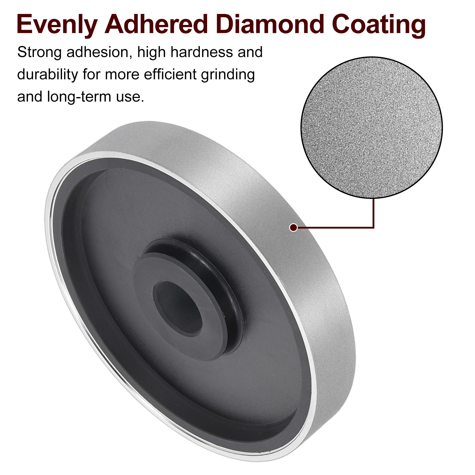 Diamond Lapidary Jewelry Grinding Wheel 6″ 500 Grit Grinding Wheels W 1″ Arbor