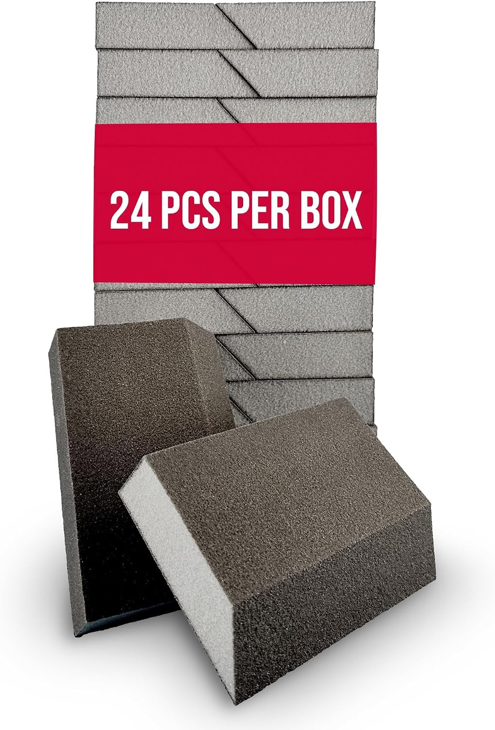 Virginia Abrasives Sanding Sponge Blocks – 5” x 3” x 1” Single Angle Fine Grit F