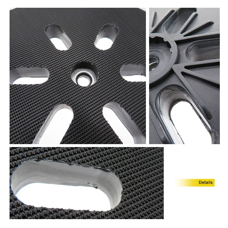 6″ 6-Hole Hook&Loop Sander Backing Pad For Bosch RS6045 RS6046 ROS65VC 1250DEVS
