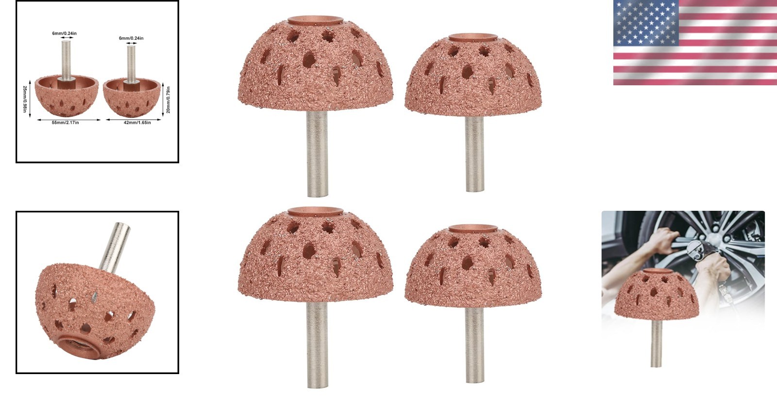 Professional Tungsten Steel Grinding Heads
