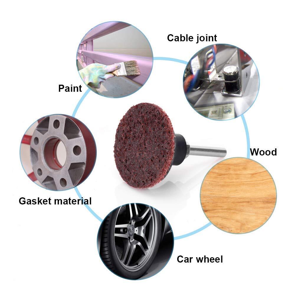25PCS 3 Inch Roll Lock Quick Change Sanding Disc Surface Polishing Grinding Pads